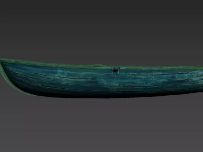 Boat CXC  Low-poly 3D model