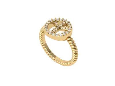 Wedding Ring  3D print model 332