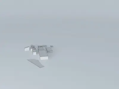 Modern architecture design Free 3D model