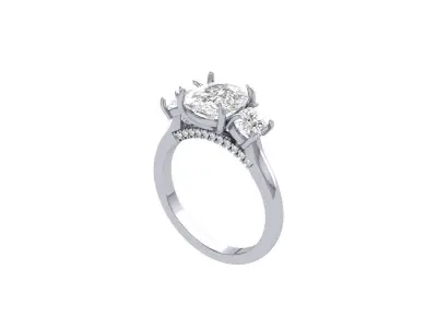 Cushion Ring 3D print model 12