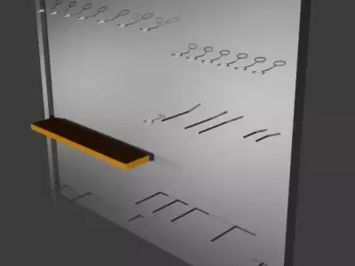 Tool Wall Organizer  3D model