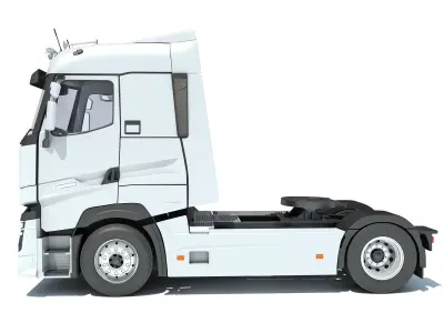 Generic Semi Truck 3D model purchase