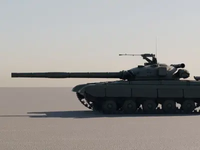 T-64 Main Battle Tank 3D model purchase