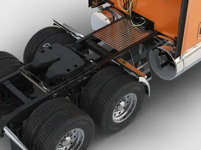Kenworth T800 2005 - Present 3D model