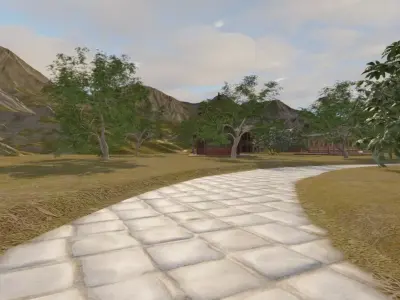 Traditional Village Landscape 3D model