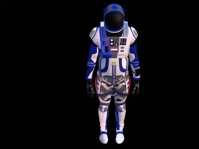 Astronaut Spacesuit Holland 3D model