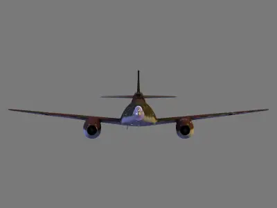 Me 262 A 1 U4 Pulkzerstorer 3D model