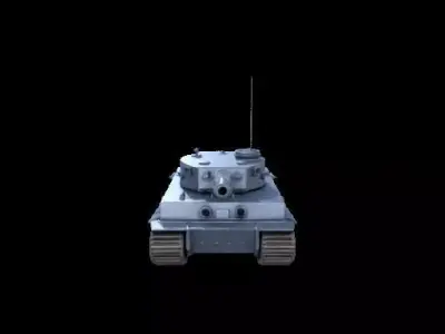 1957German Heavy Tank Tiger 3D Model 3D print model