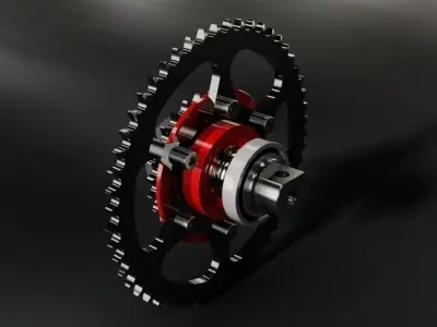 Ball locking shift shaft Free 3D model
