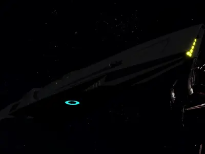 WIPE OUT - XD SPACE FIGHTER Low-poly 3D model