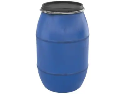 Plastic Barrel 1 Low-poly 3D model