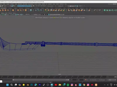 sword model Low-poly 3D model 5