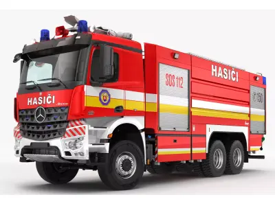 Mercedes Arocs Fire Truck HASICI 3D model