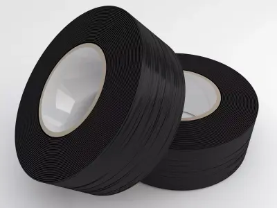 Duct Tape Black 3D model