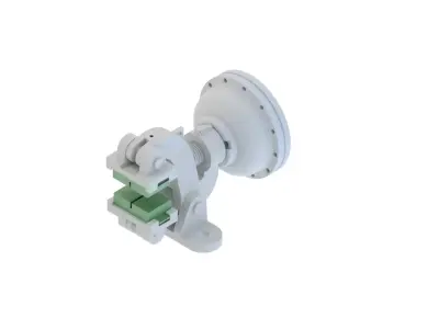 PNEUMATIC DISC BRAKE 3D model