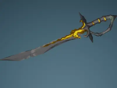 Ferryman Cutlass  Sea of Thieves Low-poly 3D model