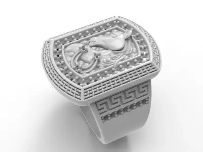 ANILLO CABALLO  3D print model