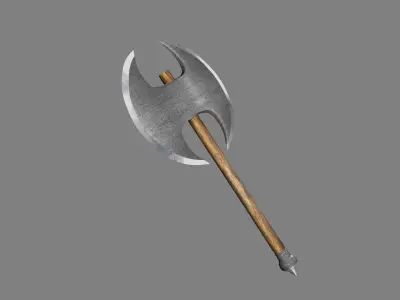 Medieval axe 3D model order