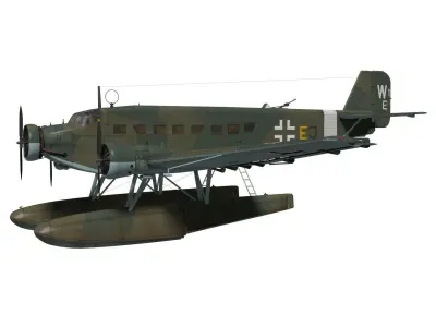 Junkers Ju52 3D model get