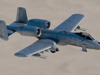 Fairchild Republic A-10 Thunderbolt II 3D model