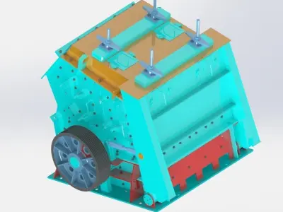 PF 1315 Hydraulic Impact Stone Crusher  3D model