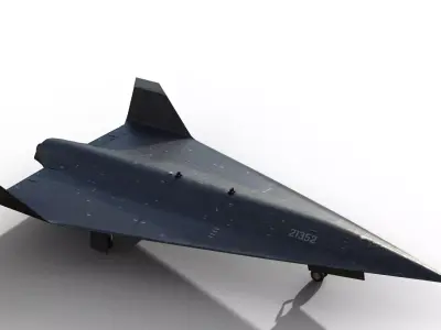 WZ-8 Hypersonic Reconnaissance Drone UAV 3D model