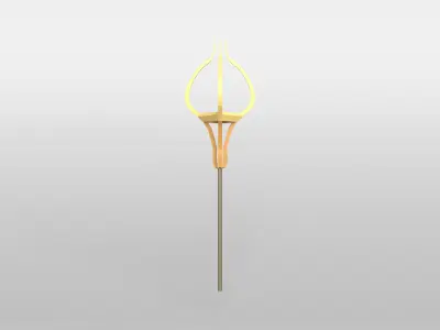 Lowpoly Sword 015 Low-poly 3D model