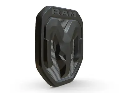 ram logo 3D model