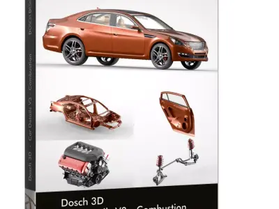 Dosch 3D - Car Details V3 - Combustion 3D model