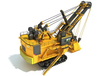 Mining Shovels 3D model