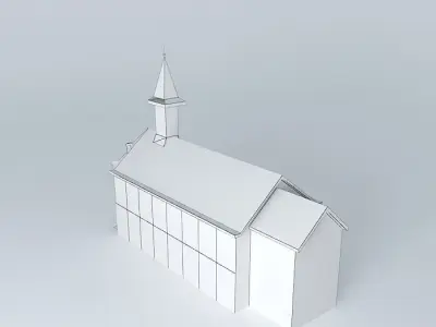 Queen of the Apostles parish Free 3D model