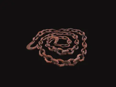 Medieval Chain V01 Low-poly 3D model purchase