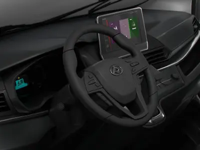 Maxus Deliver 9 Van L3H2 HQInterior 2025 3D model