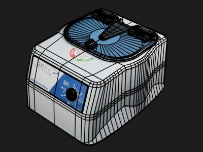 Vile Centrifuge Low-poly 3D model