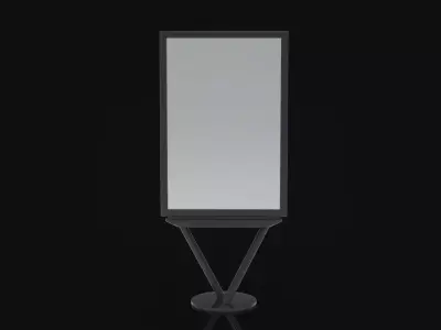 Outdoor Advertising Stand V10 3D model