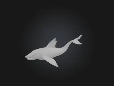 RoboWhale Model Low-poly 3D model