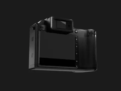Hasselblad Camera X2D-100C Blender Project Source File 3D model