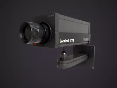 CCTV Camera Low-poly 3D model purchase