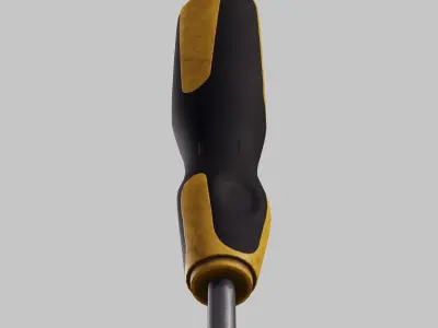 Screw Driver  Low-poly 3D model