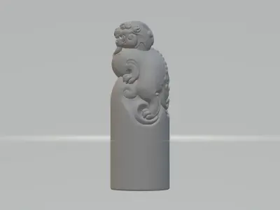 Beasts Brave Seal 3D print model
