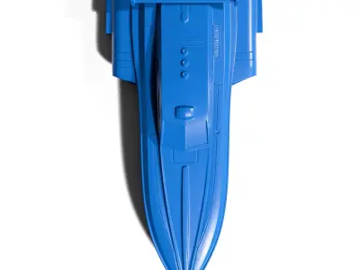 Sci-fi speeder boat 2 3D print model