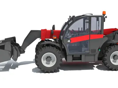 Forklift Bucket Telehandler 3D model purchase