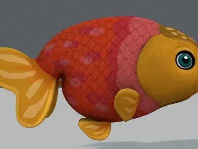 Fish V03 Low-poly 3D model