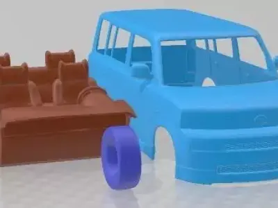 Scion xB 2003 Printable Car 3D print model