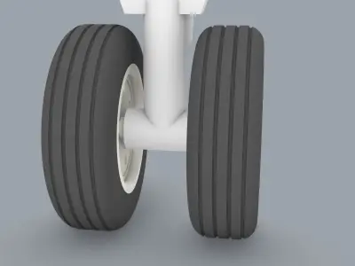 Sea King Wheels Low-poly 3D model