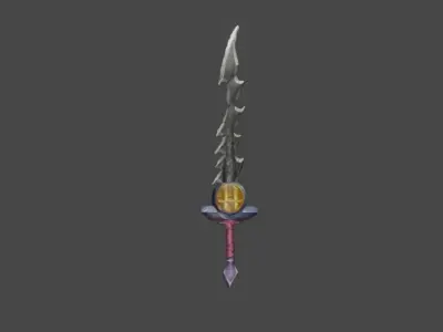 Zeloeman Sword A 47 Low-poly 3D model