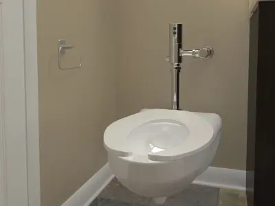 Toilet-002 Commercial 3D model