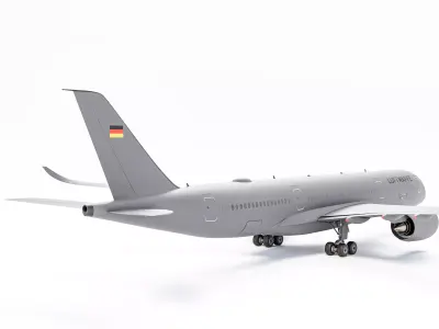 Airbus A350-900 Luftwaffe 3D model