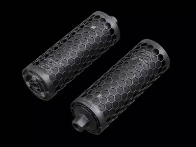 Sig Sauer SURG556 Suppressor Low-poly 3D model