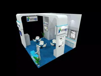Exhibition - Area -6X6-3DMAX2009-46 3D model